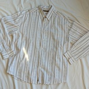 Cubavera long sleeve button down shirt sz …